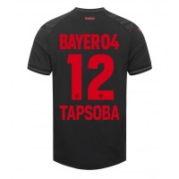 Bayer Leverkusen Edmond Tapsoba #12 Domaci Dres 2023-24 Kratak Rukav